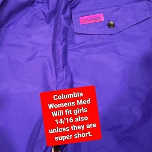 Womens Columbia Snowpants